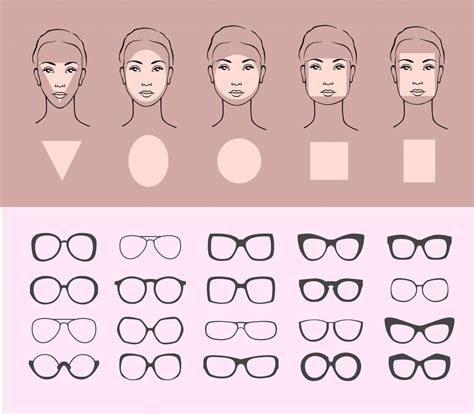 rectangle face shape glasses